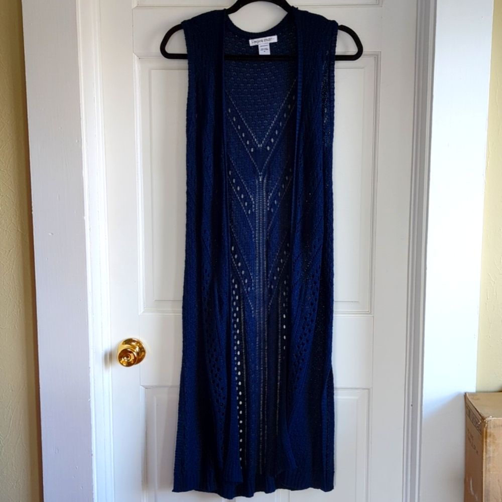 99 Jane Street sleeveless duster